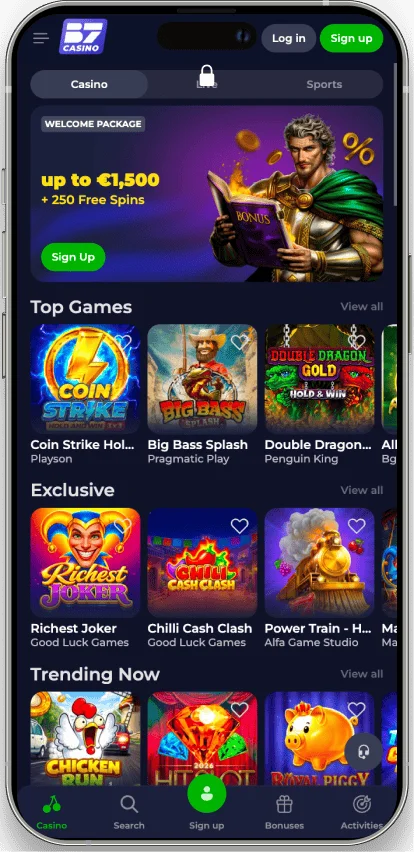 B7casino application